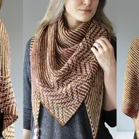 Шаль ленивым жаккардом On the Other Side