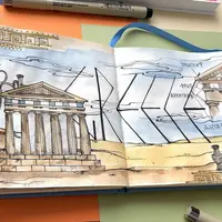 Древний мир. Греция. Первые шаги в историю искусств. Скетчбук
