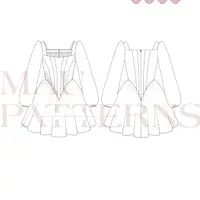 Loriana dress sewing pattern