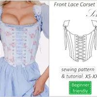 Выкройка корсета Serena