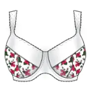 Параметрическая выкройка бюстгальтера Надежда