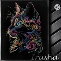 Радужный кот