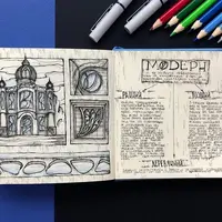 Модерн. Блок 10 из курса Первые шаги в историю искусств. Скетчбук