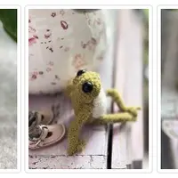 Вязаная крючком жаба Toad