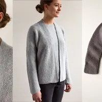 Кардиган платочной вязкой Incline Decline