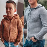 Комбо Взрослая и детская толстовка