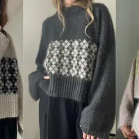 Свитер-оверсайз с жаккардом Jeju