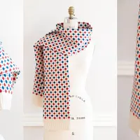 Классический шарф жаккардом Drumlin