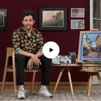 Архитектурная иллюстрация акварелью