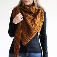 Шаль с косами Almina