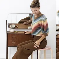 Пуловер с V-горловиной Rainbow Solo