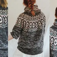 Пуловер с круглой кокеткой Sturgill