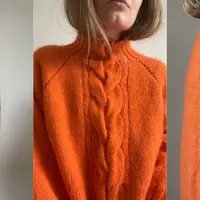 Вязаный свитер с косой Busan