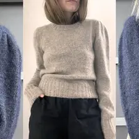 Пуловер с пышными рукавами Gabi