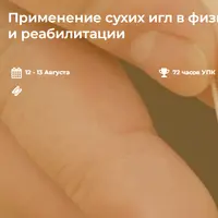 Применение сухих игл в физиотерапии и реабилитации