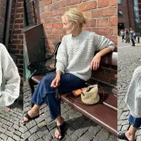 Пуловер с японским плечом Storm Sweater