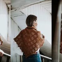 Шаль волнистым узором Some me time