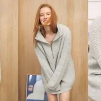 Вязаное платье Zoe Zipper