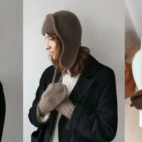 Шапка ушанка спицами Carlo