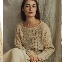 Блуза спицами Cloudy