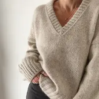 Стильный пуловер оверсайз Harlow V-Neck