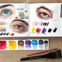 Портрет с нуля. Акварель