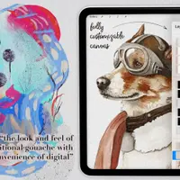 Гуашевые кисти для Procreate. Versatile Gouache Procreate Brushes