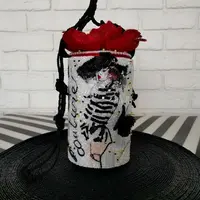 Кутюрная сумочка-цилиндр