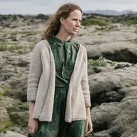 Кардиган с ажурным регланом Selenite