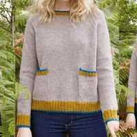 Пуловер с контрастной отделкой Tussock