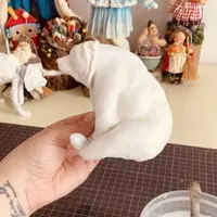 Ватные игрушки: Медведь и Маша