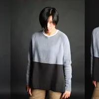 Двухцветный джемпер blocks