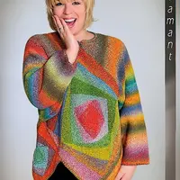 Пуловер-пончо Diamant