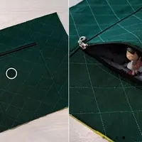 Изготовление наружного кармана. Вариант 1