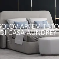 Bed simulation Fendi Casa Audrey Bed в 3d max и marvelous designer