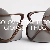 Моделирование кресла Giorgetti Hug в 3ds Max