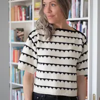 Топ спицами сверху Robinia Tee