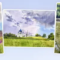 Родные края. Акварельный марафон