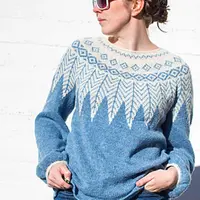 Джемпер с круглой кокеткой Ishav