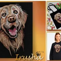 Дизайн машинной вышивки "Любимый нос"