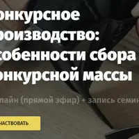 Конкурсное производство: особенности сбора конкурсной массы