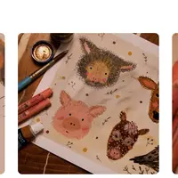 Рисуем портреты зверюшек