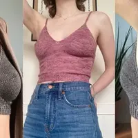 Вязаный спицами лиф Nurture Bralette