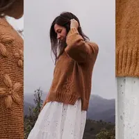 Пуловер с вышивкой Room to Bloom