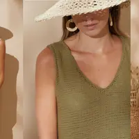 Топ вязаный спицами Pearl