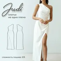 Платье на одно плечо Judy