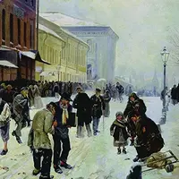 Город и его жители на полотнах Передвижников