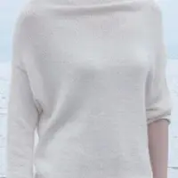 Пуловер лицевой гладью Kicika