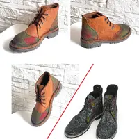 Ботинки из куртки