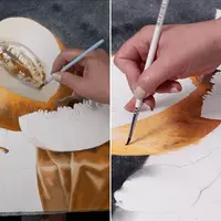 Натюрморт с дыней: урок акварельной живописи